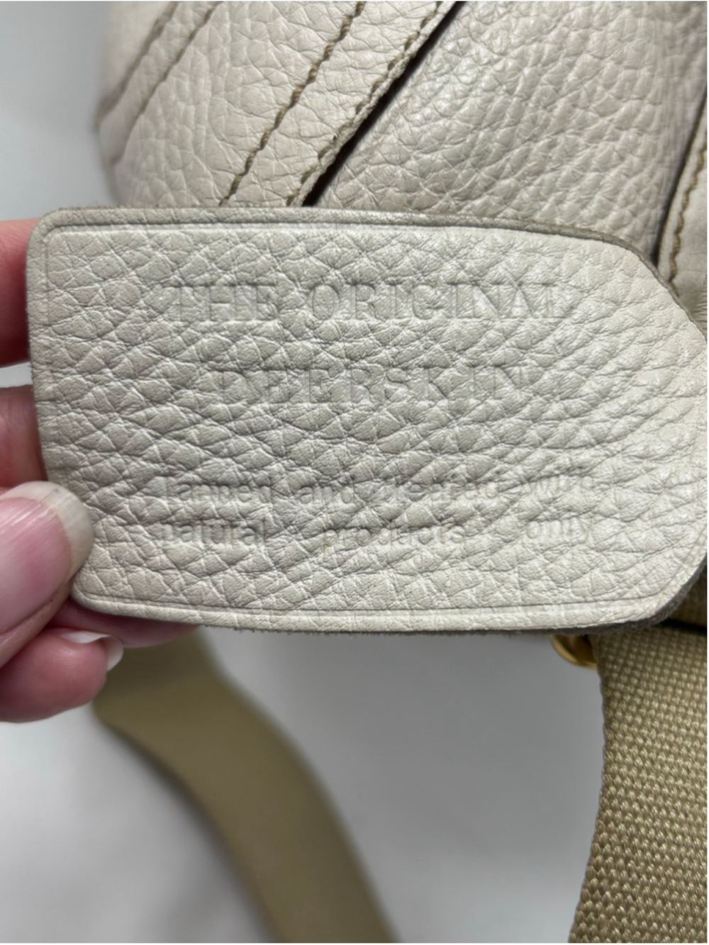 Prada Cervo Antik Leather Satchel Ivory Talco Crossbody Shoulder Bag - Picture 9 of 16